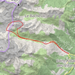 thumbnail for Pic Nord du Merlet, Grand tour par la combe du Merlet