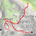 thumbnail for Pointe des Sagnes Longues, Sommet 2951, Couloir NE central