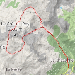 thumbnail for Crêt du Rey, Tour du Crêt du Rey