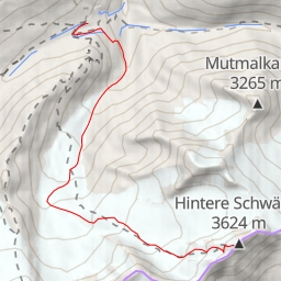 thumbnail for Hinter Schwarze ou Cima Nere, Par le Marzellferner