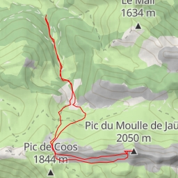 thumbnail for Pic de Moulle de Jaout, Par le Col de l'Alène