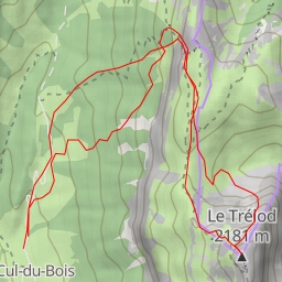 thumbnail for Trelod, couloir N en boucle