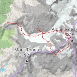 thumbnail for Aiguille des Glaciers, Versant ouest (Tré la tête)