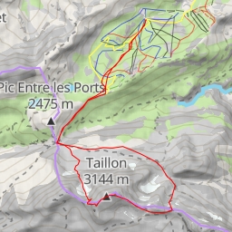 thumbnail for Le Taillon, Par le col des Gabietous