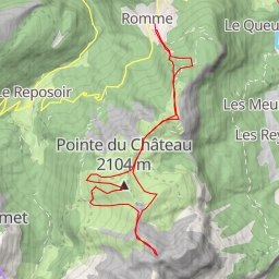 thumbnail for Pointe d'Areu (Pte des Arbennes), Normale depuis Romme