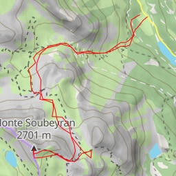 thumbnail for Monte Soubeyran, Depuis le Val Maira