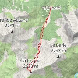 thumbnail for La Coupa, versant Nord