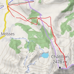 thumbnail for Col du Tarent, Depuis les Mosses