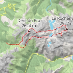 thumbnail for Rocher Blanc, Face Nord-Ouest