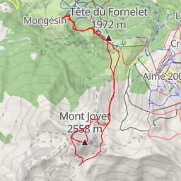 thumbnail for Mont Jovet, Versant NE depuis Montalbert