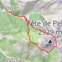 thumbnail for Tête du Pelvas, Tour depuis Le Roux d'Abriès