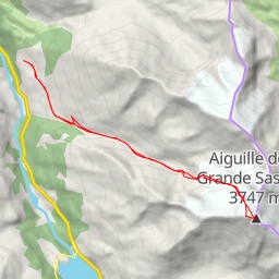 thumbnail for Aiguille de la Grande Sassière, Versant NO depuis Chenal