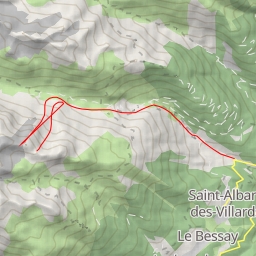 thumbnail for Rochers de Vallorin, Couloir Nord depuis le Merlet