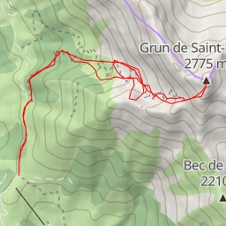 thumbnail for Crête de Chamousset, Couloir Est