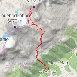 thumbnail for Pizzo Rotondo, Traversée depuis All'Acqua