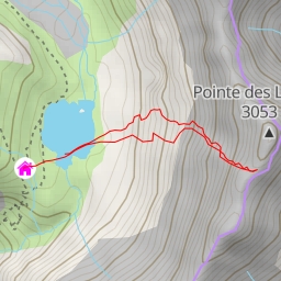 thumbnail for Pointe des Lauzettes, Couloir nord