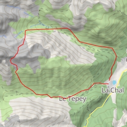 thumbnail for Roc de Montet, Traversée S-N
