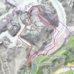 thumbnail for Aletschhorn arête SW depuis oberaletschhutte