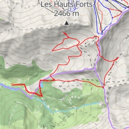 thumbnail for Pointe de la Léchère Couloir Est en boucle
