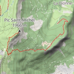 thumbnail for Pic Saint Michel, Versant Est