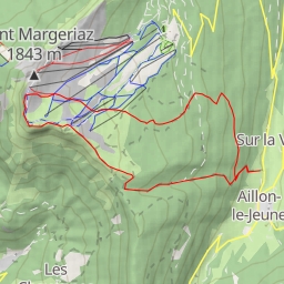 thumbnail for Mont Margeriaz, par col de la Verne